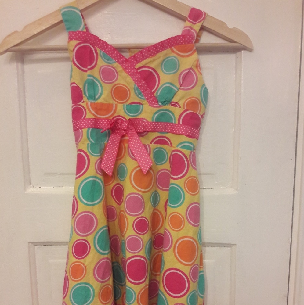 Fun color sun dress